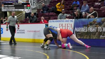 235 lbs Quarterfinal - Zoey Murphy, Southmoreland-G vs Karla Montes, Allen-G
