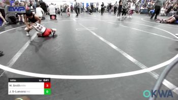 52 lbs Consi Of 8 #2 - Maddox Smith, Mustang Bronco Wrestling Club vs Juaquin Sanchez-Luevano, OKC Saints Wrestling