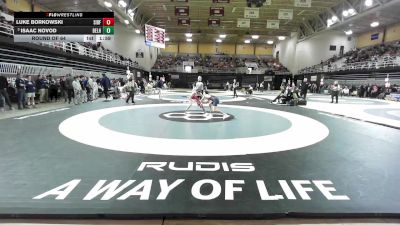 120 lbs Round Of 64 - Luke Borkowski, Sidwell Friends School vs Isaac Novod, Belmont Hill