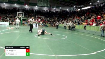 120 lbs Quarterfinal - Gavin Bragg, Indianapolis Cathedral vs Hank Phenicie, Zionsville