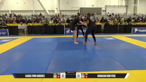 Khadijah Nur Peek vs Laura Lynn Sanchez 2025 World IBJJF Jiu-Jitsu No-Gi Championship