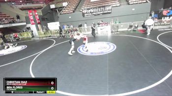 157 lbs Cons. Round 7 - Ben Flores, California vs Christian Diaz, Delta Wrestling Club