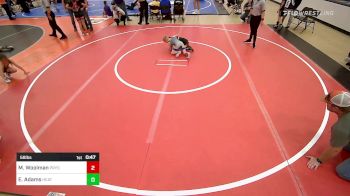 58 lbs Rr Rnd 5 - Mason Woolman, Pryor Tigers vs Elijah Adams, Heat