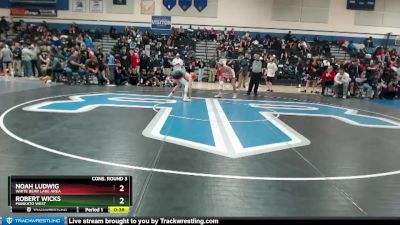 113 lbs Cons. Round 3 - Robert Wicks, Mankato West vs Noah Ludwig, White Bear Lake Area