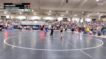 Girls 107 lbs Cons. Round 2 - Saniya Hammonds, Cleveland High School vs Emma Reeves, Cheatham Co. Central High School