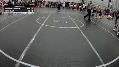 96 lbs Round 5 (6 Team) - Noah Blair, CTWHALE vs Julian MCcrimmon, Warhawks