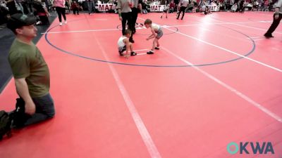 52 lbs Consi Of 8 #1 - Brock Villines, Weatherford Youth Wrestling vs Allen Cornell, Ponca City Wildcat Wrestling