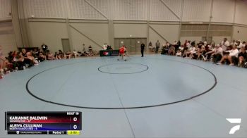 132 lbs 2nd Wrestleback (16 Team) - Karianne Baldwin, Washington vs Aleiya Cullinan, North Dakota Red