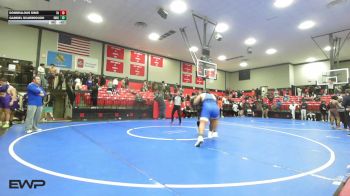 285 lbs Consi Of 4 - Donnealous Sims, Tulsa Union vs Gabriel Scarbrough, Checotah