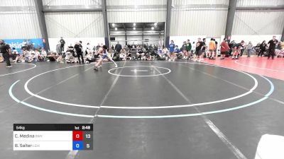 54 kg Rr Rnd 4 - Cristian Medina, Blue Wave 2 vs Braiden Salter, Lehigh Boys