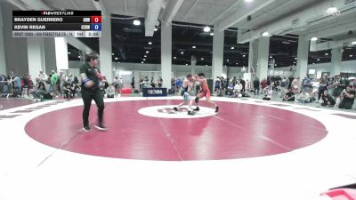 U20 Freestyle FS - 74 lbs Champ. Round 1 - Brayden Guerrero, Gold Rush Wrestling vs Kevin Regan, Curby 3 Style Wrestling Club