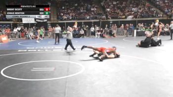 D 2 165 lbs Cons. Round 2 - Jonas Newton, Kenner Discovery Health Science vs Brent Scott, Broadmoor