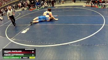 175 lbs Quarterfinal - Porter Leatherwood, Gunnison Valley vs Michael Pantelakis, CARBON