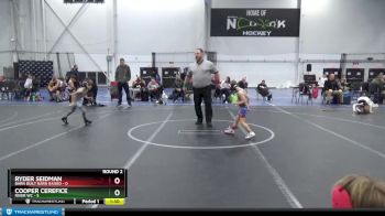 52 lbs Round 2 (4 Team) - Cooper Cerefice, River WC vs Ryder Seidman, Barn Built Barn Raised