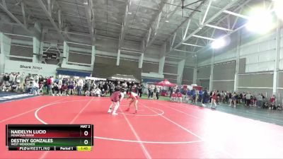 155 lbs Champ. Round 2 - Naidelyn Lucio, Mountain Ridge vs Destiny Gonzales, West Wendover