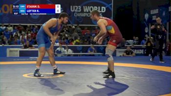 97 kg Semifinal - Danylo Stasiuk, Ukr vs Radu Lefter, Mda