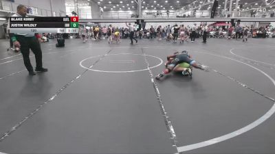 120 lbs Round 6 (10 Team) - Justin Wildly, Iron Horse White vs Blake Kirby, Outlaws MS