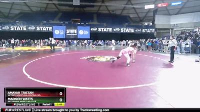 130 lbs Round 1 - Madison Watts, Mat Demon Wrestling Club vs Amayah Tristan, Victory Wrestling-Central WA