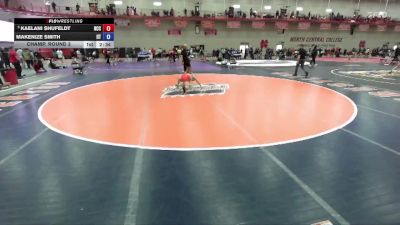 110 A Champ. Round 2 - Kaelani Shufeldt, North Central (IL) vs Makenize Smith, Indiana Tech