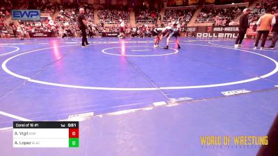 90 lbs Consi Of 16 #1 - Abel Vigil, Team Nomad vs Archer Lopez, Black Fox Wrestling Club