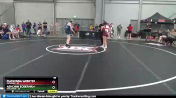 145 lbs Placement (4 Team) - Mackenna Webster, Michigan vs Ashlynn Eckerman, Wisconsin