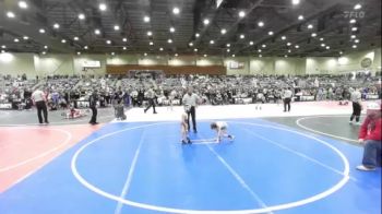 40 lbs Semifinal - Slade Stephenson, Small Town WC vs Elijah Ortiz-Esparza, Lassen Wrestling Association