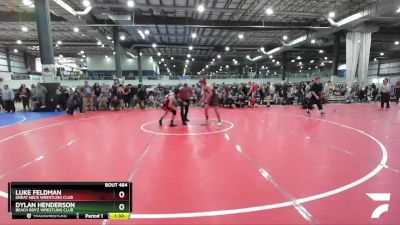 140 lbs Cons. Round 3 - Luke Feldman, Great Neck Wrestling Club vs Dylan Henderson, Beach Boyz Wrestling Club