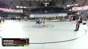 154.3 Cons. Round 3 - Jayden Olson, Elma Wrestling Club vs Brady Houck, Ascend Wrestling Academy