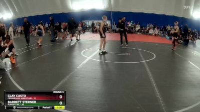 88 lbs Round 3 (3 Team) - Barrett Sterner, Pursuit WC vs Clay Casto, Crossroads Wrestling