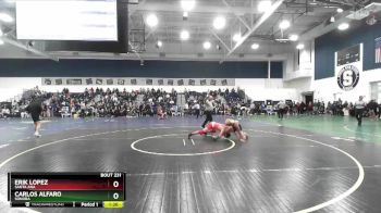 120 lbs Champ. Round 2 - Carlos Alfaro, Sonora vs Erik Lopez, Santa Ana