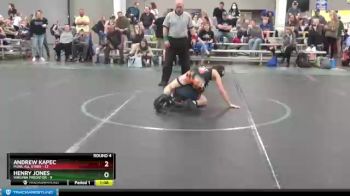 92 lbs Round 4 (6 Team) - Henry Jones, Virginia Predator vs Andrew Kapec, MJWL All Stars