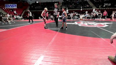 67 lbs 3rd Place - Kyler Miller, Glenpool Warriors vs Cain Howeth, Barnsdall Youth Wrestling