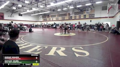 197 lbs Semifinal - Rayhan Jaleel, Santa Rosa Junior College vs Ahmad Wahedi, Sacramento City College