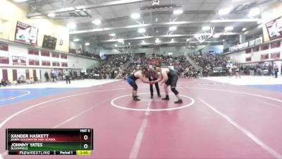 285 lbs Champ. Round 2 - Xander Haskett, Barry Goldwater High School vs Johnny Yates, Bloomfield