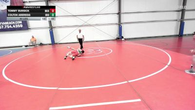 90 lbs Rr Rnd 3 - Tommy Bursick, Micky's Maniacs Grey vs Colton Aberegg, Ohio Valley Forge