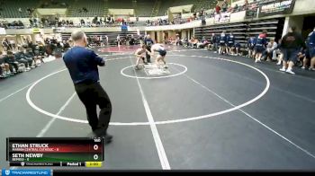 160 lbs Round 2 (4 Team) - Ethan Struck, Marian Central Catholic vs Seth Newby, Bemidji