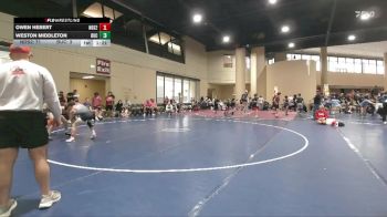 106 lbs Round 5 (6 Team) - Owen Hebert, North DeSoto Blue vs Weston Middleton, Tallahassee War Noles