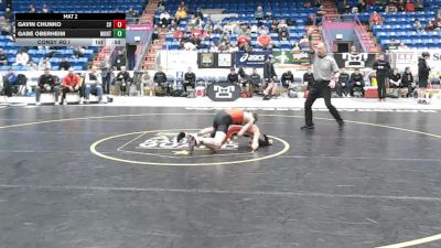 114 lbs Consy Rd I - Gavin Chunko, Saucon Valley vs Gabe Oberheim, Montgomery Area