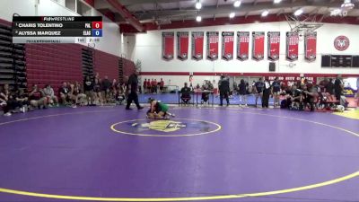 110 lbs Quarterfinal - Charis Tolentino, Palomar College vs Alyssa Marquez, East Los Angeles College