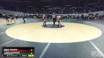 6A-190 lbs Champ. Round 2 - Corbyn Schumack, South Medford vs Kenya Johnson, Sprague