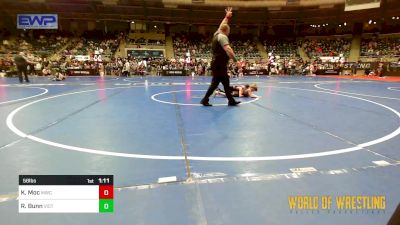 58 lbs Round Of 16 - Kai Moc, Miami Wrestling Club vs Riddic Bunn, Victory Wrestling - Central WA