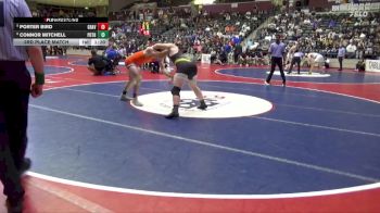 4A 215 lbs 3rd Place Match - Porter Bird, GRAVETTE HIGH SCHOOL vs Connor Mitchell, Pottsville