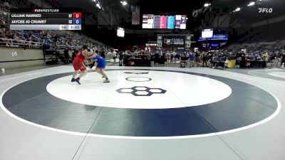 207 lbs Cons. Rd Of 16 - Lillian Harned, KY vs Jaycee Jo Crumet, KS