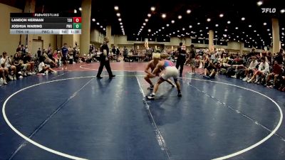 126 lbs Round 5 (6 Team) - Landon Herman, Team Shutt Weston vs Joshua Waring, PWC