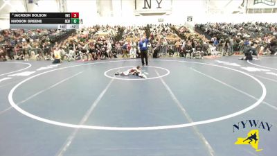 41 lbs Semifinal - Hudson Greene, Revolution Elite Wrestling vs Jackson Dolson, Ithaca Wrestling Club
