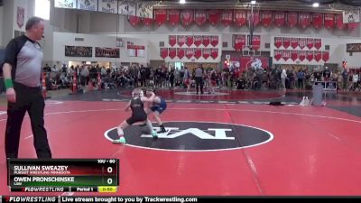 60 lbs Quarterfinal - Sullivan Sweazey, Pursuit Wrestling Minnesota vs Owen Pronschinske, LAW