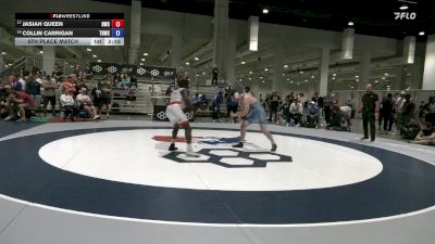 79 lbs 5th Place Match - Jasiah Queen, Dragon Wrestling Club vs Collin Carrigan, Tar Heel Wrestling Club
