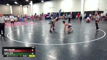 144 lbs Champ Round 1 (16 Team) - Kirk Wilson, Capitian Nebraska (A Team) vs Rome Tate, Team STL Black