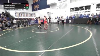 125 lbs 3rd Place Match - Juliet Martin, Newbury Park vs Sussette Bell, Etiwanda