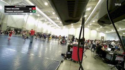 85 lbs 1st Place Match - Dominic McCurtain, Top Of The Rock Wrestling Club vs Brax Williams, Sanderson Wrestling Academy